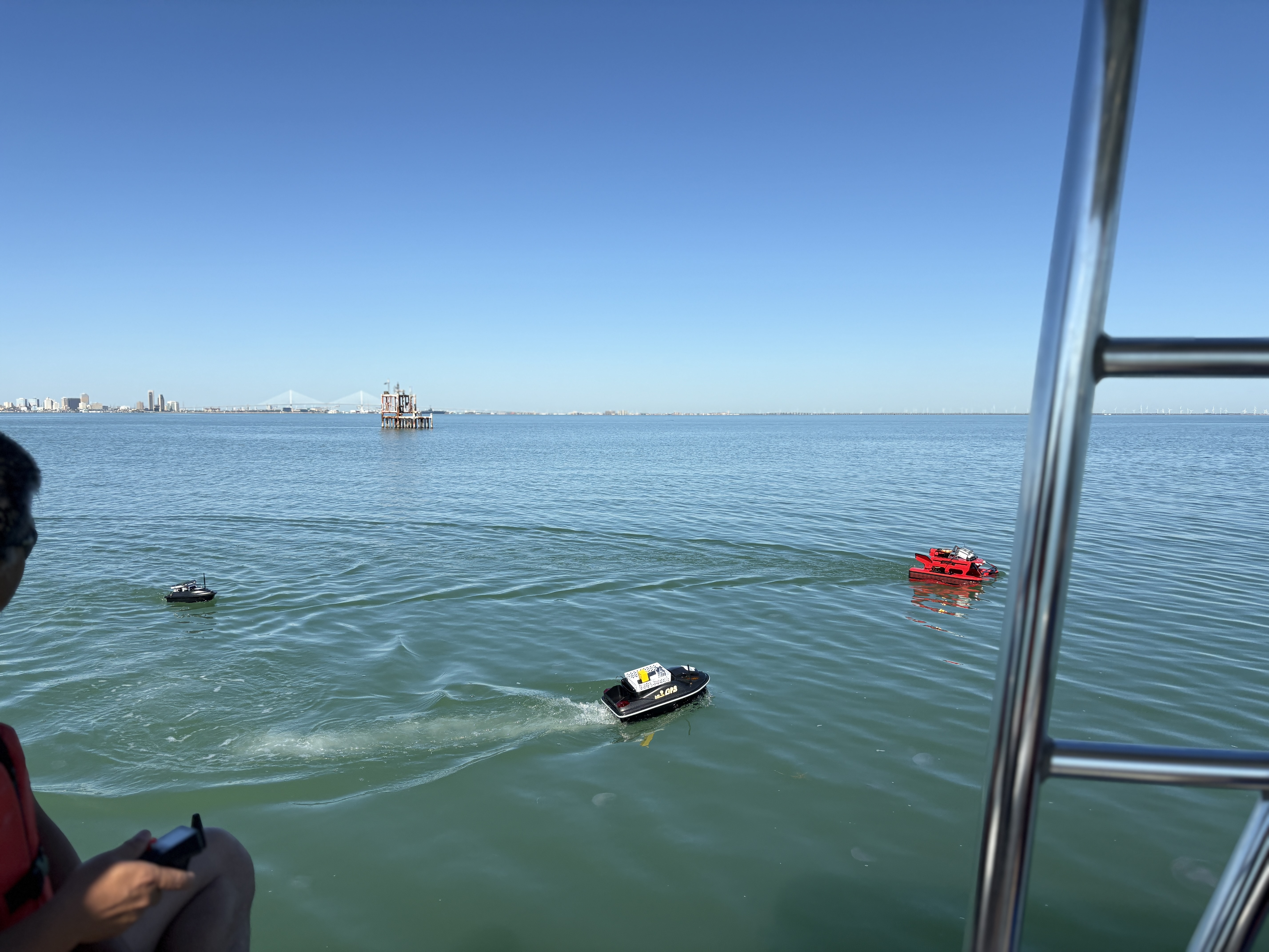 USV Boats on Water 